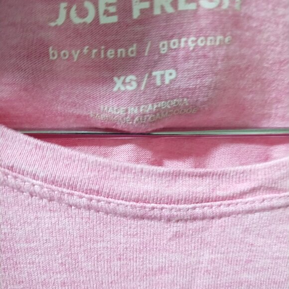 pink short-sleeve Joe Fresh t-shirt - Picture 2 of 3